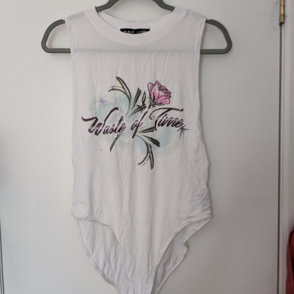 Urban Outfitters Waste of Time Muscle Bodysuit